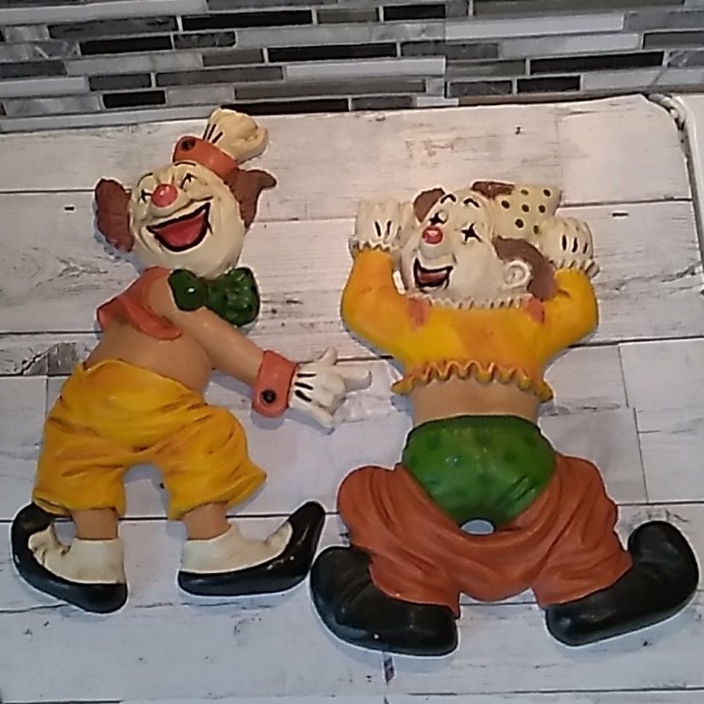 Vintage 1970s Homco Home Interiors clowns 🤡